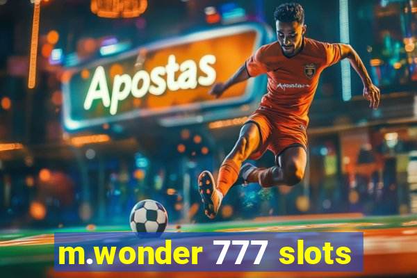 m.wonder 777 slots